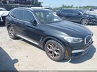 2021 Bmw X3 Sdrive30i Черный vin: 5UXTY3C05M9H28810