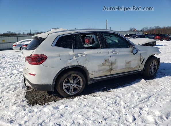 5UXTY5C03LLT32076 2020 BMW X3 White Tył prawy