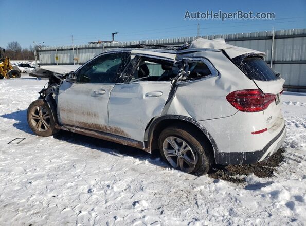5UXTY5C03LLT32076 2020 BMW X3 White Tył lewy