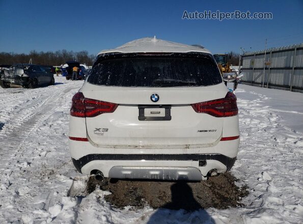 5UXTY5C03LLT32076 2020 BMW X3 White Widok z tyłu