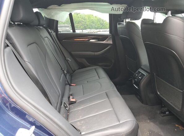 5UXTY5C03M9E16660 2021 BMW X3 Синий Вид задней части салона