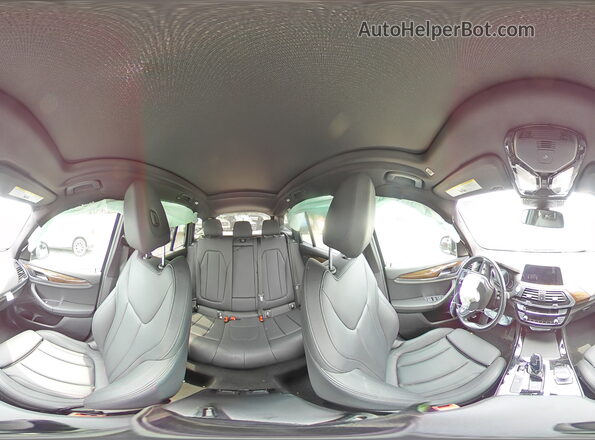 5UXTY5C03M9E16660 2021 BMW X3 Синий Панорамный вид салона 360°