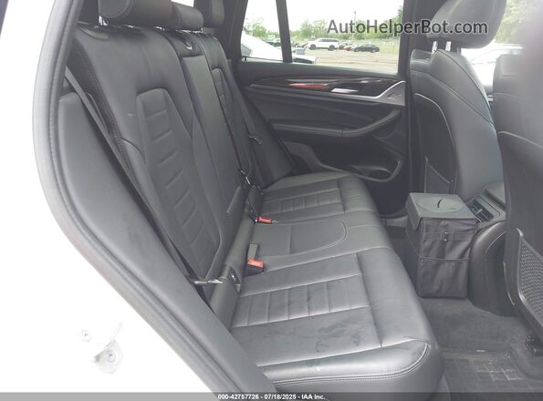 5UXTY5C09M9G40922 2021 BMW X3 White VIN կոդի պիտակի տեսք