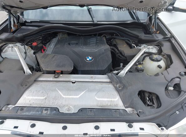 5UXTY5C09M9G40922 2021 BMW X3 White Հետևի տեսք