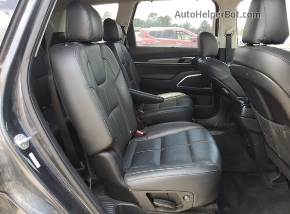 5XYP34HC9MG137059 2021 KIA TELLURIDE Серый Вид задней части салона