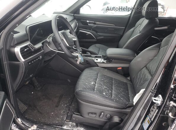 5XYP3DGC9SG566507 2025 KIA TELLURIDE Черный Вид салона спереди