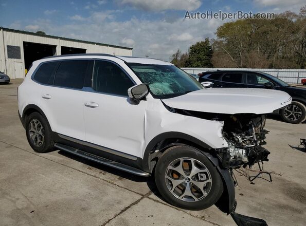 5XYP3DHC6MG132756 2021 KIA TELLURIDE Белый Передняя правая четверть
