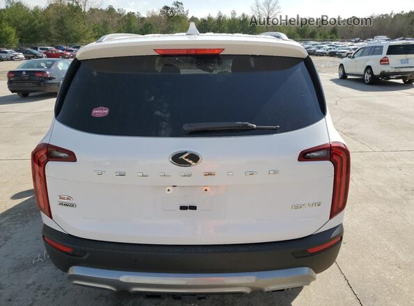 5XYP3DHC6MG132756 2021 KIA TELLURIDE Белый Вид сзади