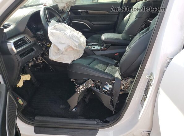 5XYP3DHC6MG132756 2021 KIA TELLURIDE Белый Вид салона спереди