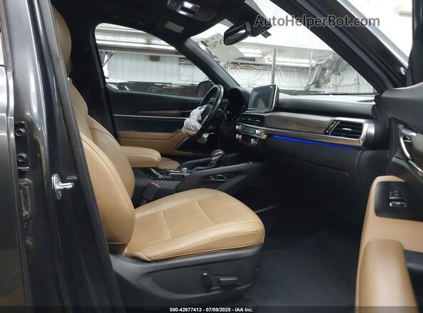 5XYP54HC3MG129095 2021 KIA TELLURIDE Gray წინა სალონის ხედი