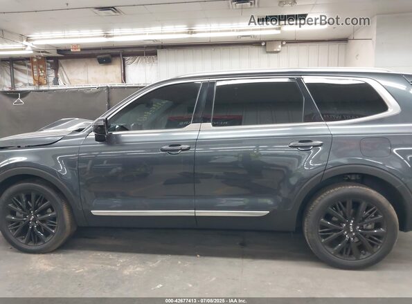 5XYP54HC3MG129095 2021 KIA TELLURIDE Gray სალონის 360-გრადუსიანი ხედი