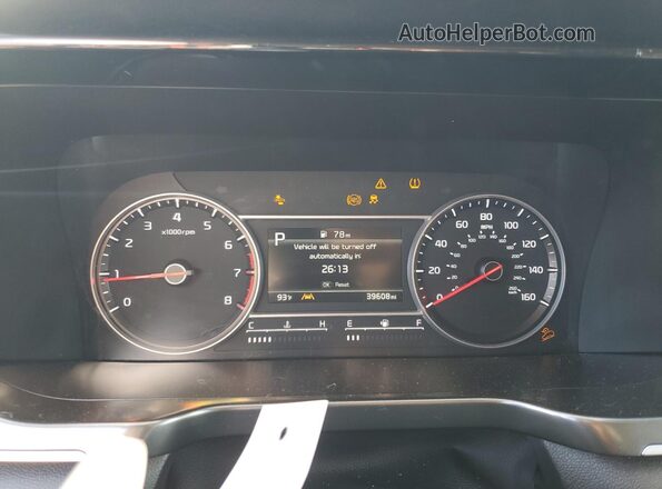 5XYRL4LCXMG059438 2021 KIA SORENTO Черный Вид щитка приборов