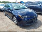 2021 Toyota Corolla Le Синий vin: 5YFEPMAE6MP217891