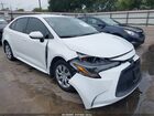 2021 Toyota Corolla Le White vin: 5YFEPMAE7MP214062