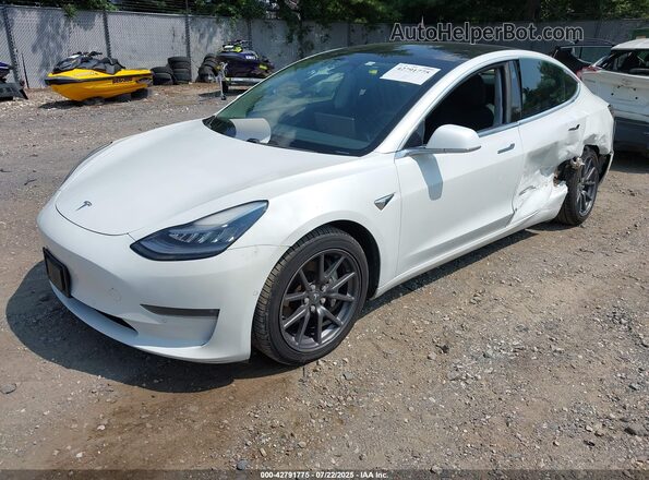 5YJ3E1EB6LF650486 2020 TESLA MODEL 3 White Vista tres cuartos delantera izquierda