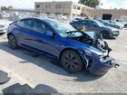 2025 Tesla Model 3 Long Range All-wheel Drive Blue vin: 5YJ3E1EB9SF932149