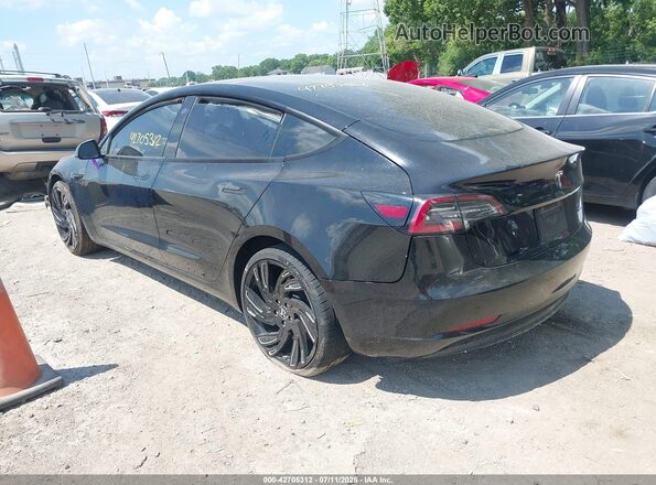 5YJ3E1EBXMF980648 2021 TESLA MODEL 3 Black Задня ліва чверть