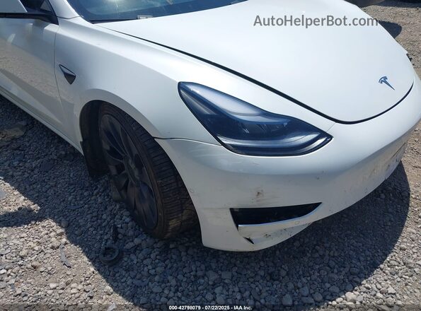 5YJ3E1EC7MF020468 2021 TESLA MODEL 3 Белый Вид спереди