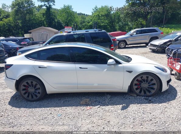 5YJ3E1EC7MF020468 2021 TESLA MODEL 3 Белый Вид щитка приборов