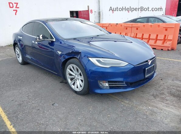 5YJSA1E17GF153564 2016 TESLA MODEL S Blue წინა მარჯვენა