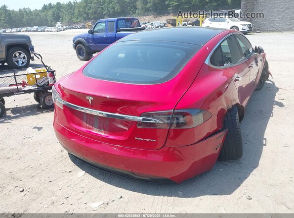 5YJSA1E28LF411156 2020 TESLA MODEL S Красный 