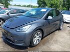 2021 Tesla Model Y Long Range Dual Motor All-wheel Drive Gray vin: 5YJYGDEE2MF242063