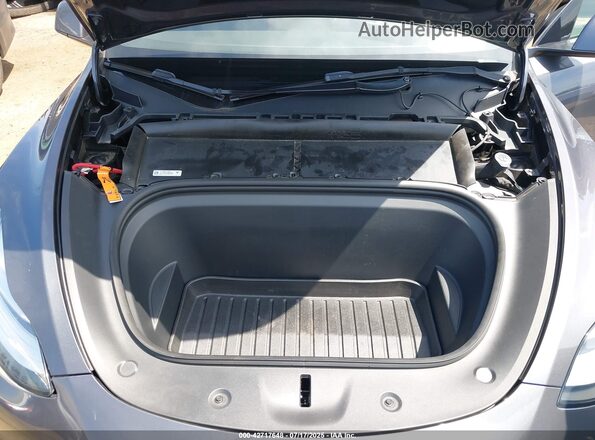 5YJYGDEE2MF242063 2021 TESLA MODEL Y Gray Вид ззаду
