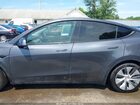 2021 Tesla Model Y Long Range Dual Motor All-wheel Drive Gray vin: 5YJYGDEE2MF242063