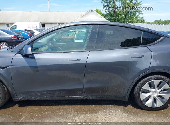 5YJYGDEE2MF242063 2021 TESLA MODEL Y Gray Вид задньої частини салону