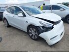 2020 Tesla Model Y Long Range Dual Motor All-wheel Drive White vin: 5YJYGDEE5LF048058