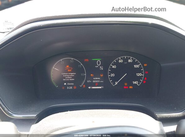 7FARS5H56SE009664 2025 HONDA CR-V HYBRID Blue Widok tylnych siedzeń