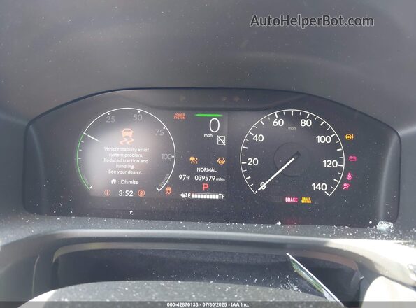 7FARS5H59RE007398 2024 HONDA CR-V HYBRID Gray Вид задніх сидінь