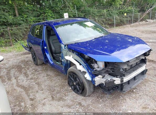 7FARS6H87RE003995 2024 HONDA CR-V HYBRID Blue Przód prawy