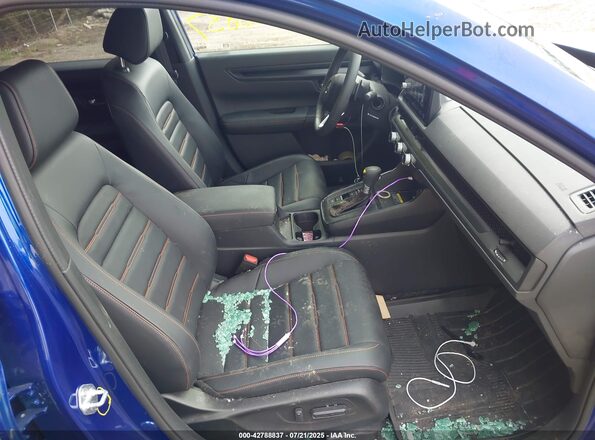 7FARS6H87RE003995 2024 HONDA CR-V HYBRID Blue Widok wnętrza z przodu