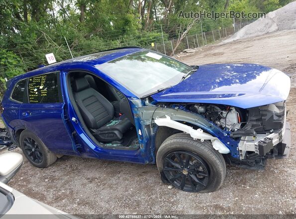 7FARS6H87RE003995 2024 HONDA CR-V HYBRID Blue Widok wnętrza z tyłu