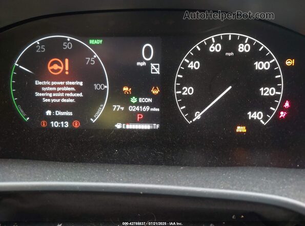 7FARS6H87RE003995 2024 HONDA CR-V HYBRID Blue Widok tylnych siedzeń