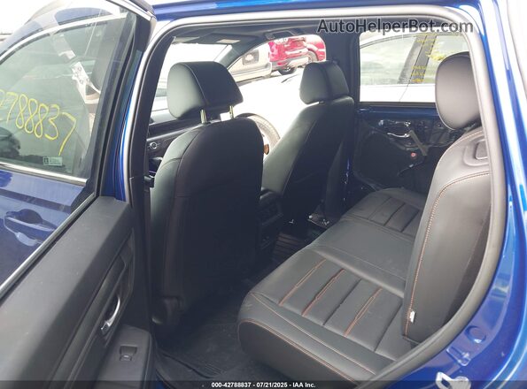 7FARS6H87RE003995 2024 HONDA CR-V HYBRID Blue Widok naklejki z numerem VIN
