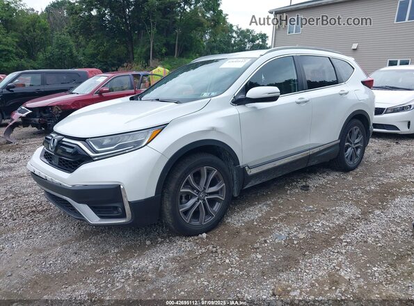 7FARW2H98ME007794 2021 HONDA CR-V White Vista tres cuartos delantera izquierda