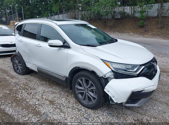 7FARW2H98ME007794 2021 HONDA CR-V White Delantero derecho