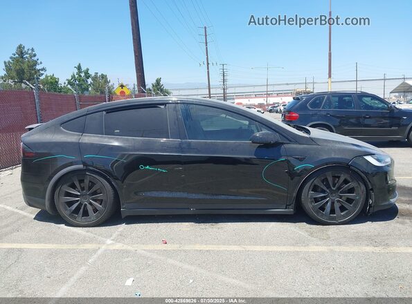7SAXCAE50PF380634 2023 TESLA MODEL X Black Vista del cuadro de instrumentos