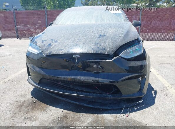 7SAXCAE50PF380634 2023 TESLA MODEL X Black Vista frontal