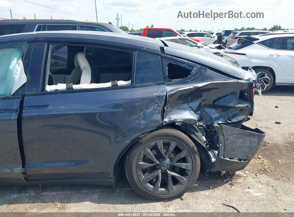 7SAXCBE51NF360766 2022 TESLA MODEL X Синий Вид спереди
