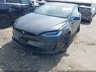 2022 Tesla Model X Dual Motor All-wheel Drive Синий vin: 7SAXCBE51NF360766