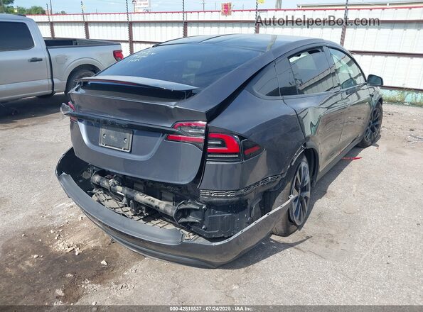 7SAXCBE51NF360766 2022 TESLA MODEL X Синий Задняя правая четверть