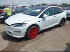 2022 Tesla Model X Plaid Tri Motor All-wheel Drive Белый vin: 7SAXCBE69NF356232