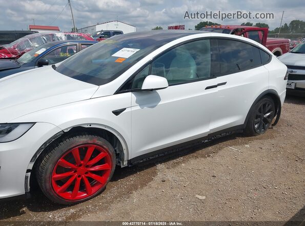 7SAXCBE69NF356232 2022 TESLA MODEL X Белый Вид спереди