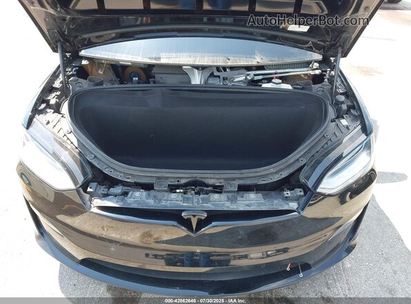 7SAXCBE6XNF342386 2022 TESLA MODEL X Черный Вид сзади