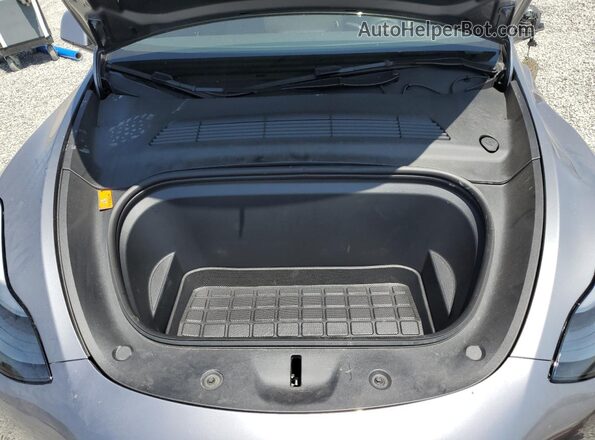 7SAYGDED4SF216006 2025 TESLA MODEL Silver Widok wnętrza z tyłu