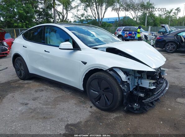 7SAYGDEDXTF378062 2026 TESLA MODEL Y White Przód prawy