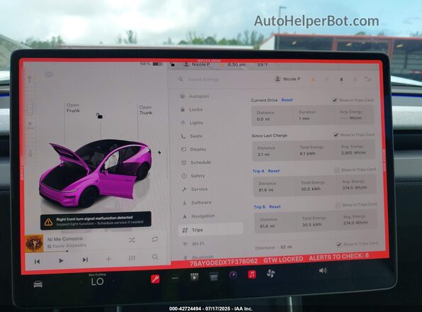 7SAYGDEDXTF378062 2026 TESLA MODEL Y White 